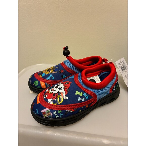 NWT Paw Patrol Toddler Boys Water Socks Swim Beach Pool Shoes Size 7-8 - Picture 2 of 6